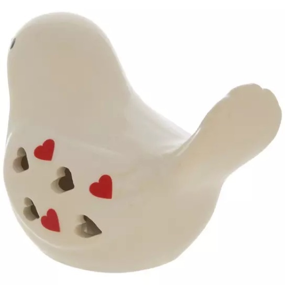 (2) Red & White Light Up Love Bird - Picture 3 of 4